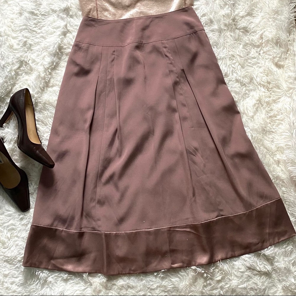 NWT Nadia Lin Designer skirt and top set, midi skirt with blouse, women’s work - Picture 4 of 16